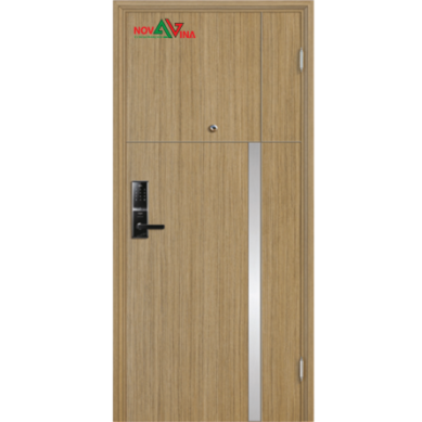 CỬA THÉP VÂN GỖ CHỐNG CHÁY NOVA - ST005